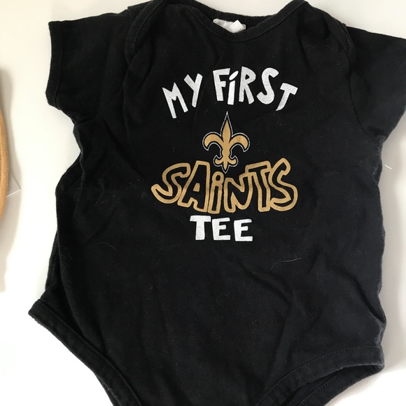 NFL Other - New Orleans Saints Football 0-6mt onesie